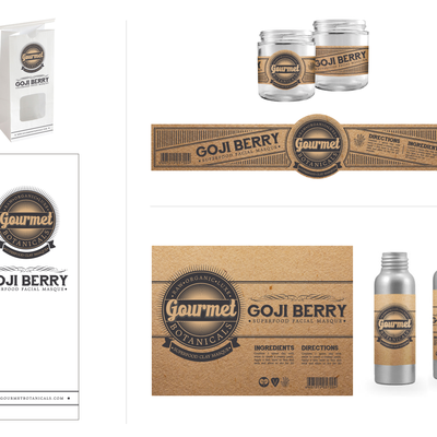 Create the next product label for Gourmet Botanicals