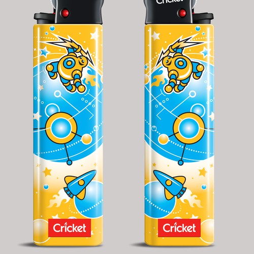 Product design illustration with the title 'Proposed product graphics'