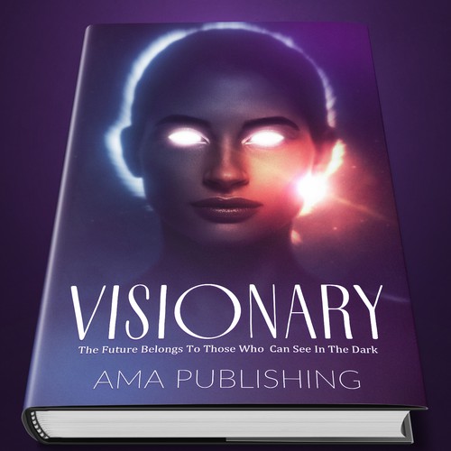 Space book cover with the title 'Visionary'
