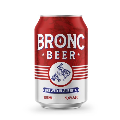 Beer can design with the title 'Beer can design'