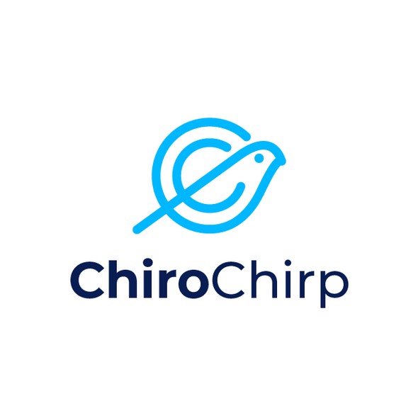 Chiropractic logo with the title 'Simple logo design for an SEO/SEM management services for Chiropractors'
