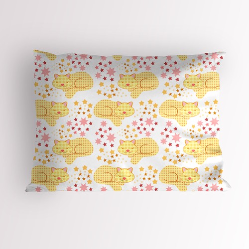 Sleep artwork with the title 'Pillowcase pattern for children'