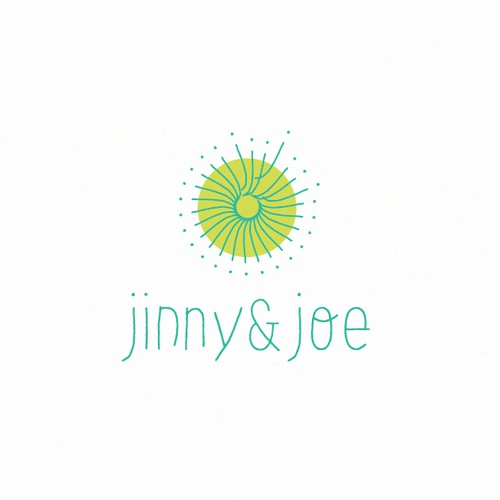 Dandelion design with the title 'Jinny&Joe'