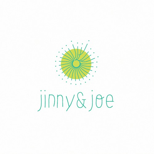 Kid's clothing logo with the title 'Jinny&Joe'