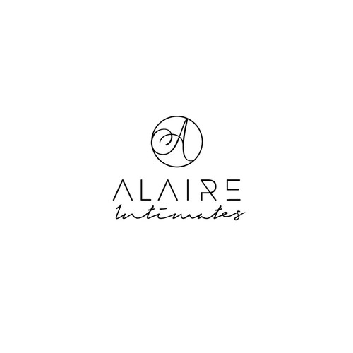Lingerie logo with the title 'ALAIRE INTIMATES'