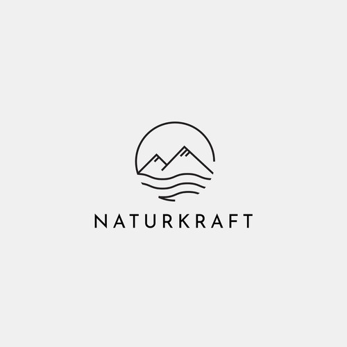 Rising sun logo with the title 'Naturkraft: nutrition, food, supplements, beauty products and lifestyle services'