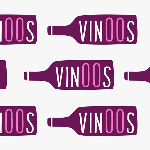 Bottle design with the title 'vin00s'