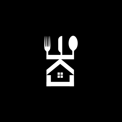 Spoon logo with the title 'home with kitchen items'