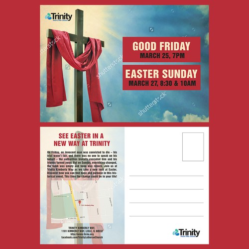 Easter design with the title 'Postcard'