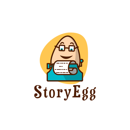 Writer logo with the title 'A logo for story developer.'