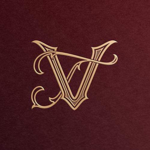 V logo with the title 'Luxury Vintage Monogram VT'