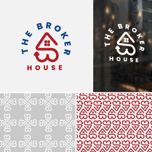 Broker logo with the title 'powerful unique Real Estate logo for brokerage'