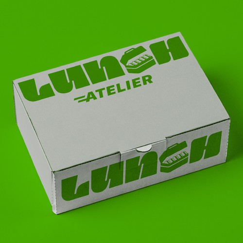 Lunch logo with the title 'lunch wordmark'