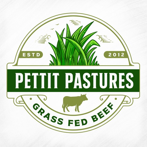 Angus logo with the title 'Pettit Pastures'