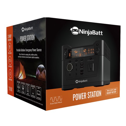 Technology packaging with the title 'Box Design'