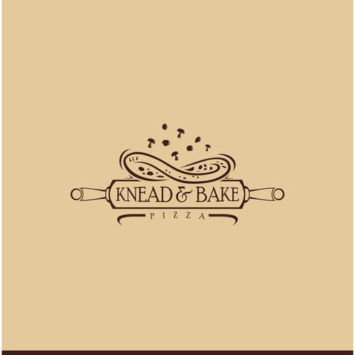 Pastry logo with the title 'Pizzeria logo'