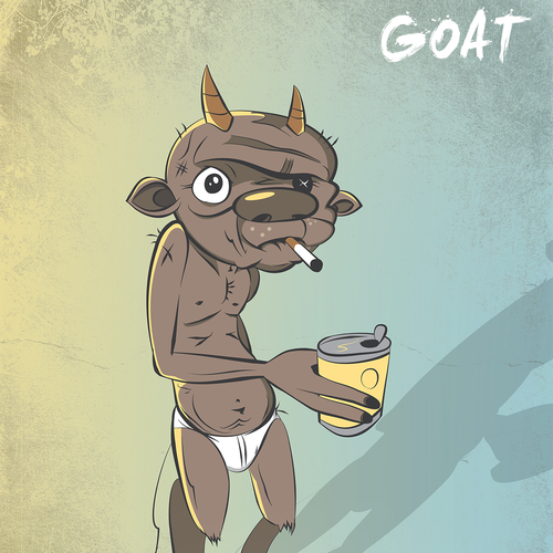 Goat illustration with the title 'The Creation of "That Guy"'