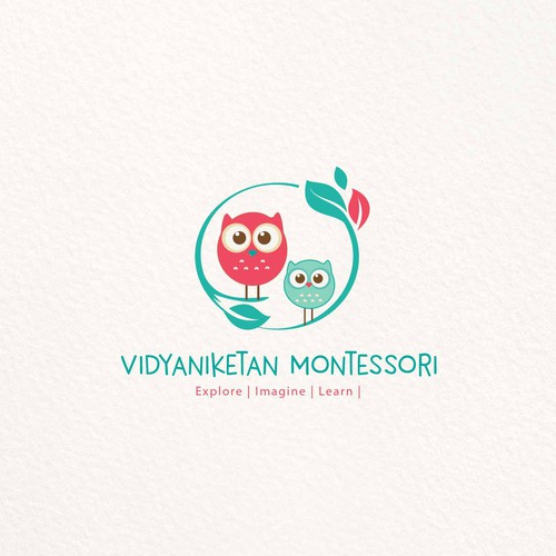 Preschool design with the title 'Vidyaniketan Montessori'