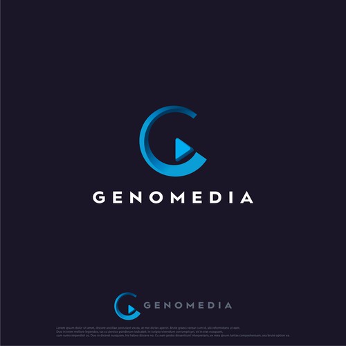 media logo design