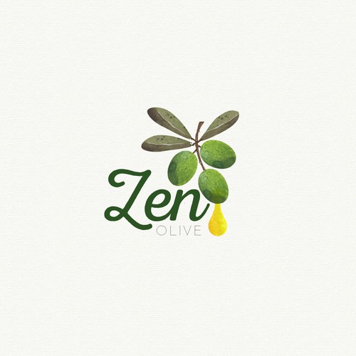 Spa logo with the title 'Logo for zen olive'