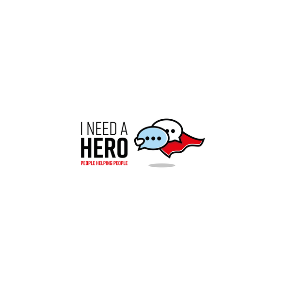 Messaging design with the title 'Bold logo for charity mobile app'