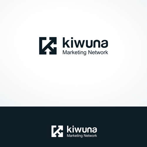 Corner design with the title 'Logo for a marketing network'