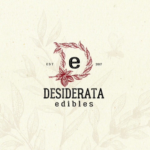 Ecological brand with the title ' Chocolate Edibles Logo Design'