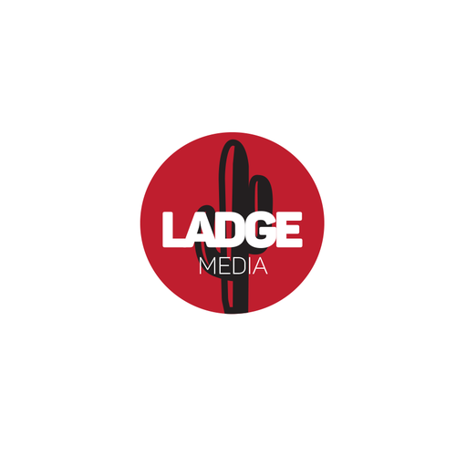 Cactus logo with the title 'Logo - Ladge Media 2'