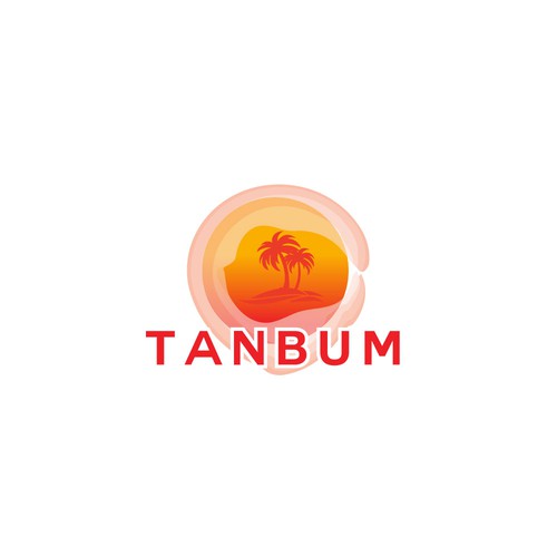 Skincare brand with the title 'Cool Logo For An Online Tanning Lotion Seller'