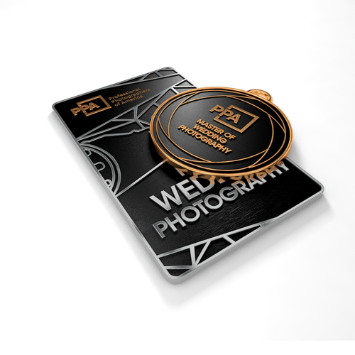 3D rendering design with the title '3D rendering for modern degree medals'