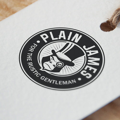 Gentleman logo with the title 'Plain James'