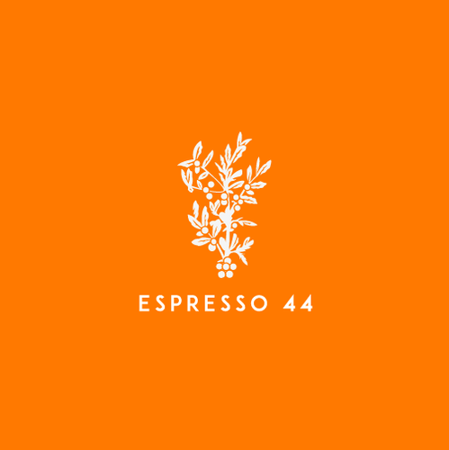 Bean logo with the title 'Coffee Tree for Espresso44'