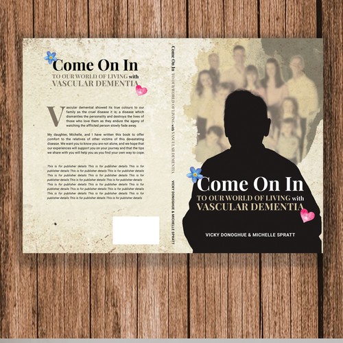 Paperback book cover with the title 'Book cover design'