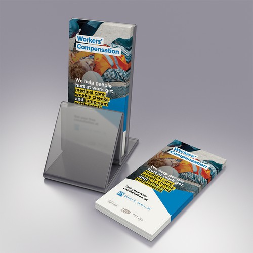 Legal design with the title 'Modern leaflet design'