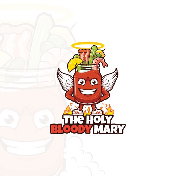 Spicy design with the title 'The Holy Bloody Mary'