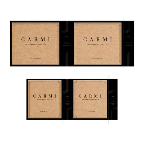 Fashion packaging with the title 'Carmi Kraft Bag'