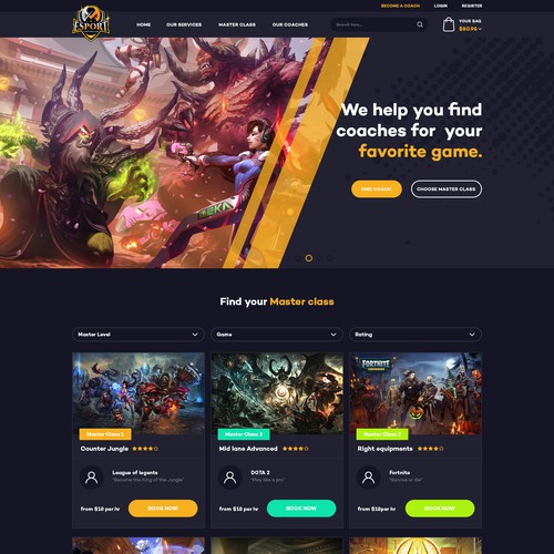 Create A Game Website  Gaming Website Builder