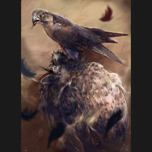 Awesome illustration with the title 'Bird'