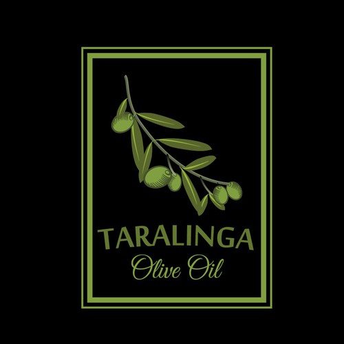 Oil logo with the title 'Taralinga Olive Oil'