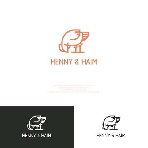 New logo with the title 'Henny & Haim'