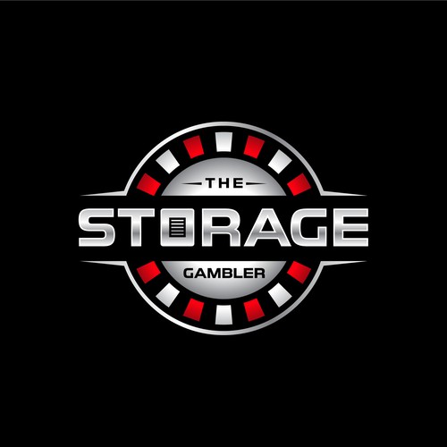 Self storage logo with the title 'Logo design concept for The Storage Gambler'