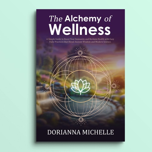 Yoga book cover with the title 'Book for Wellness'