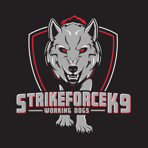 Powerful logo with the title 'Logo design for Working dog trainer'