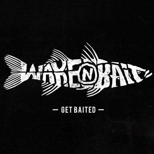 LOGO Design For Gangster Fish Bold Typography with Underwater Theme