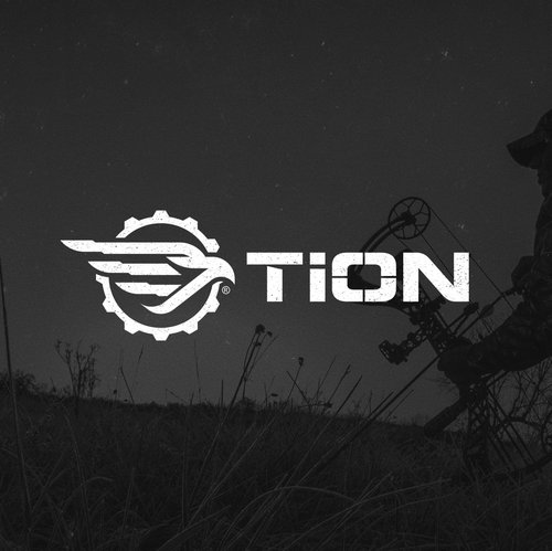 Gear design with the title 'Logo design for TiON'