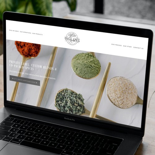 Spice design with the title 'TRAVELING THE SILK ROAD WITH TOTAL SPICE'