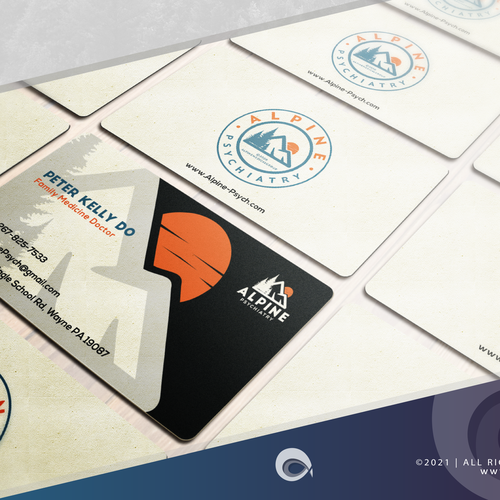 Internet brand with the title 'Cool Business Card for Medical & Pharmaceutical CO'
