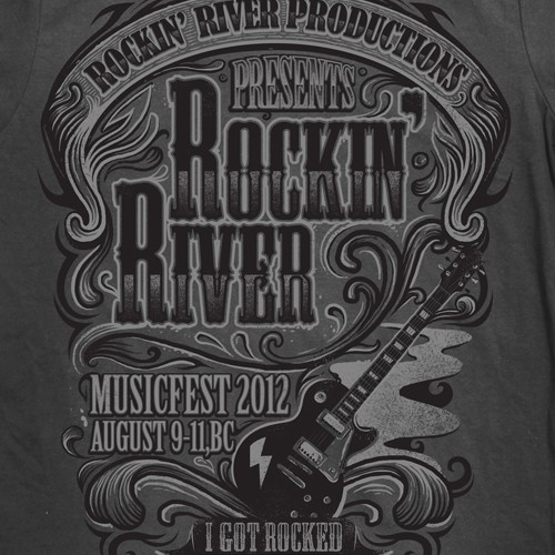 T-shirt with the title 'Cool T-Shirt for Country Music Festival'