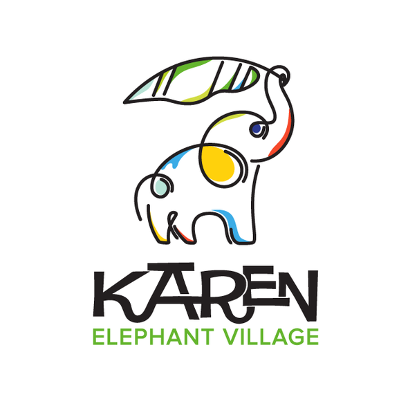 Elephant design with the title 'elephant logo'