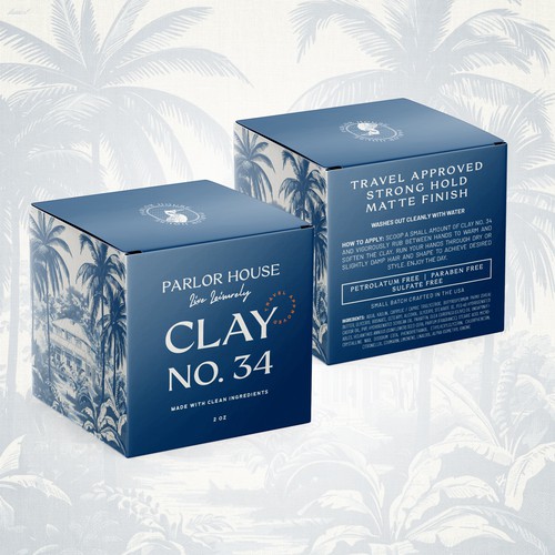 Packaging with the title 'Design Packaging for Luxury Mens Hair Styling Product'